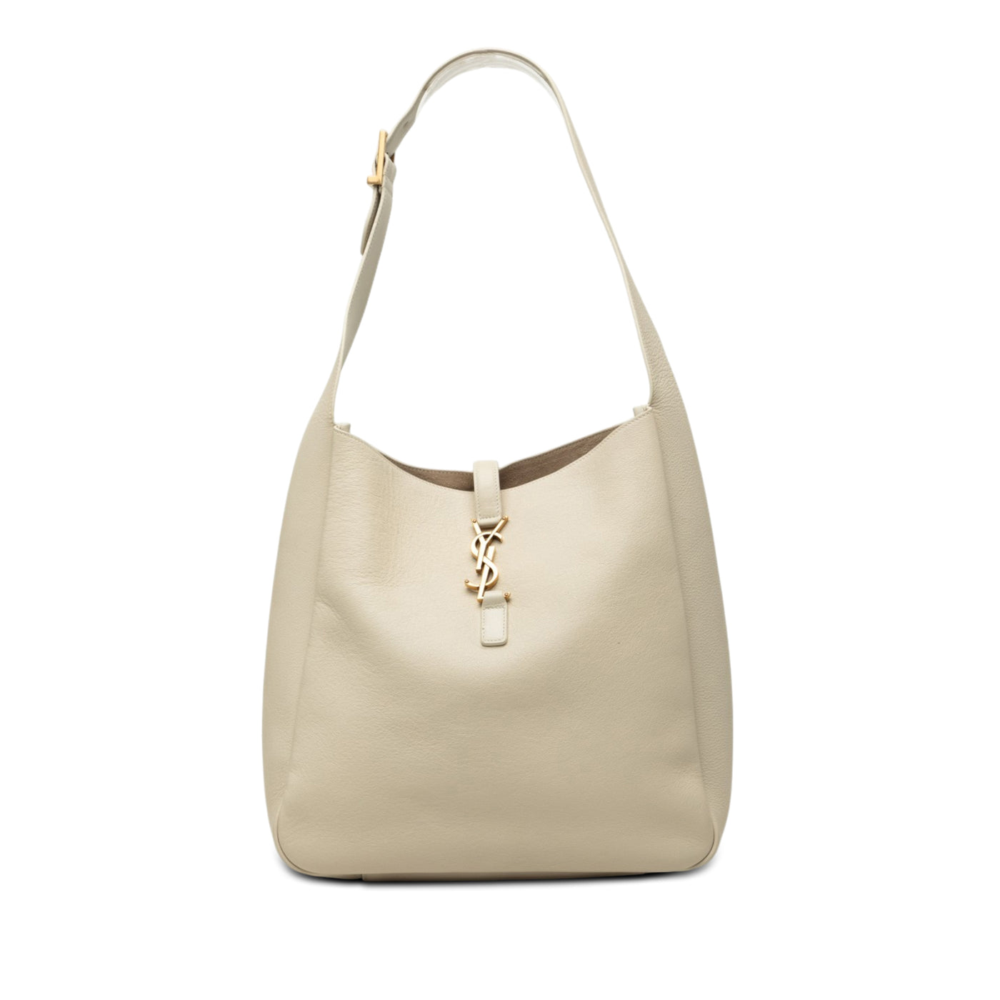 Large Leather Supple Le 5 a 7 Soft Hobo - Image 1
