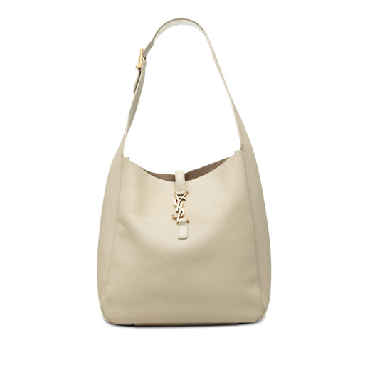 Large Leather Supple Le 5 a 7 Soft Hobo - Image 1