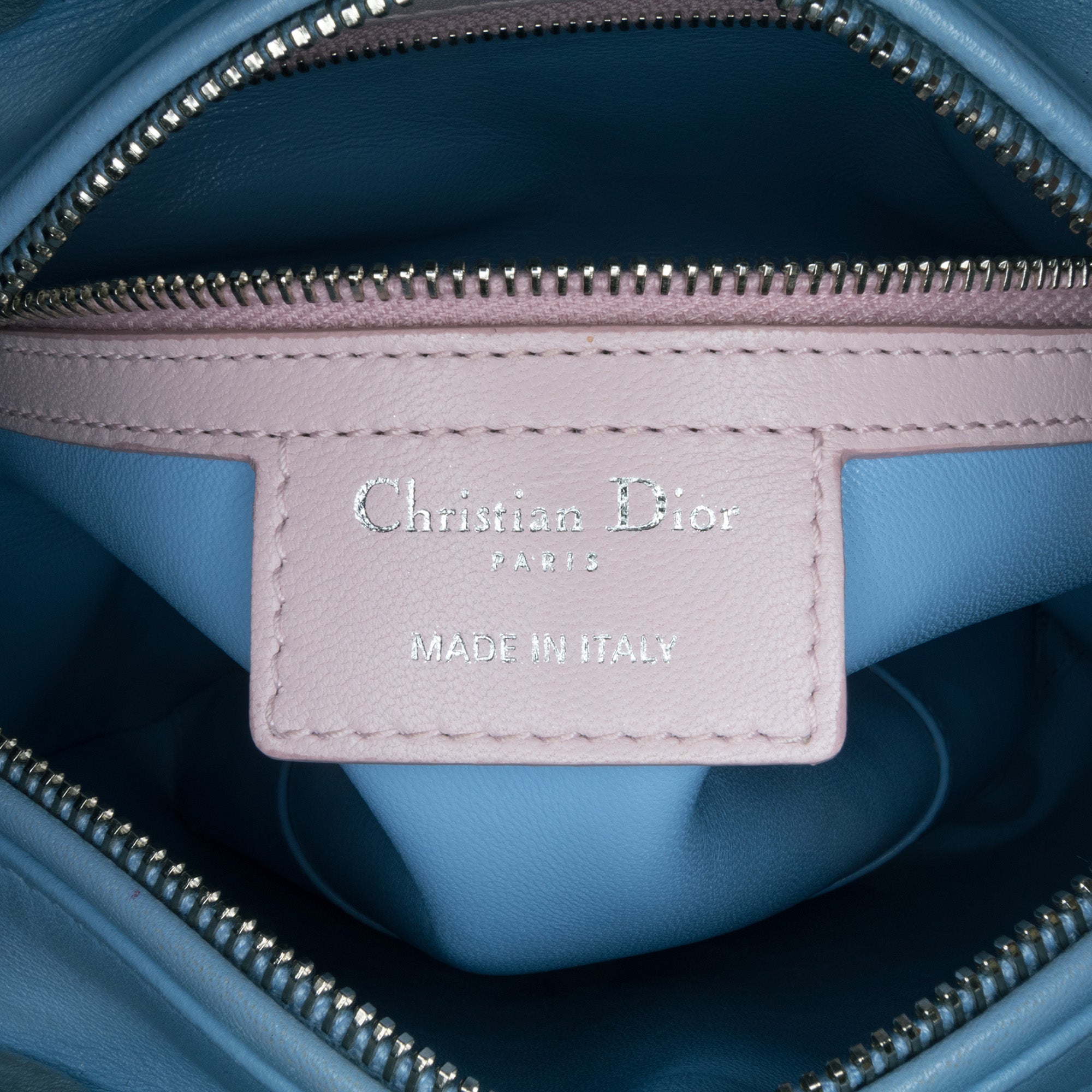 Medium Tricolor Lambskin Cannage Lady Dior - Image 5