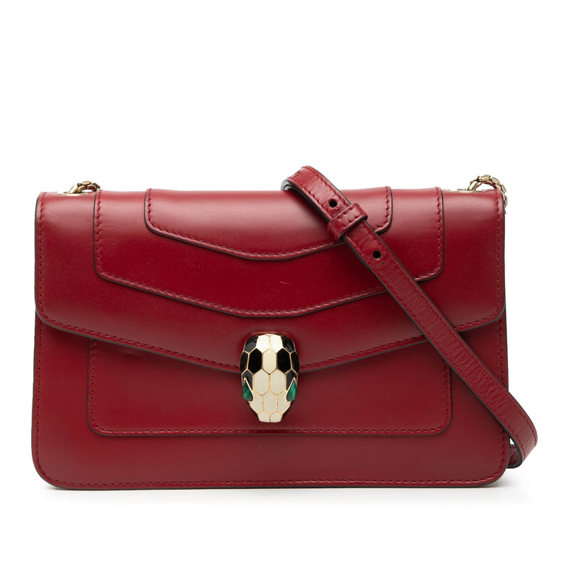 Leather Serpenti Forever Crossbody