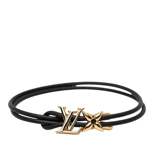 Leather LV Bloom Bracelet - Image 1