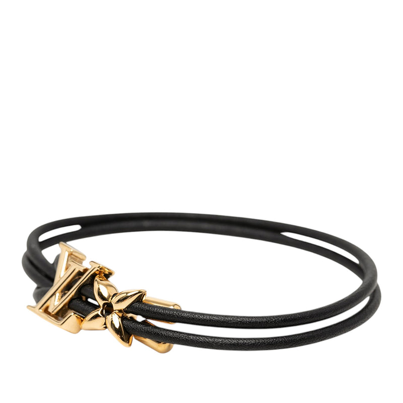 Leather LV Bloom Bracelet - Image 2