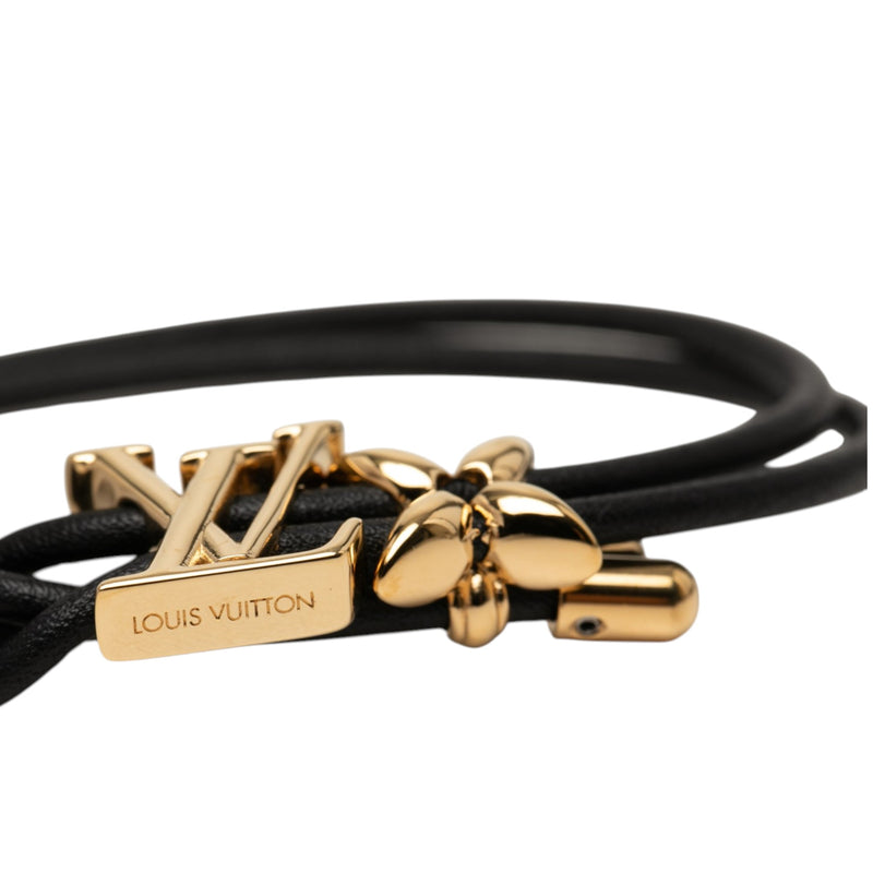 Leather LV Bloom Bracelet - Image 4