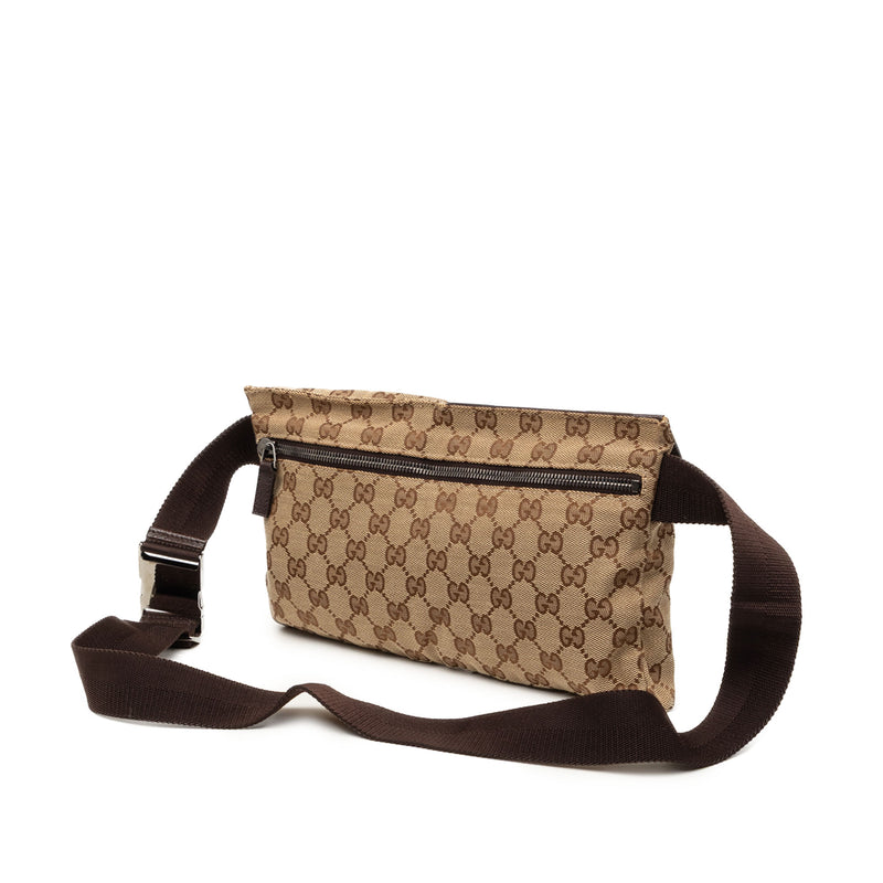 GG Canvas Double Pocket Belt Bag - Image 2