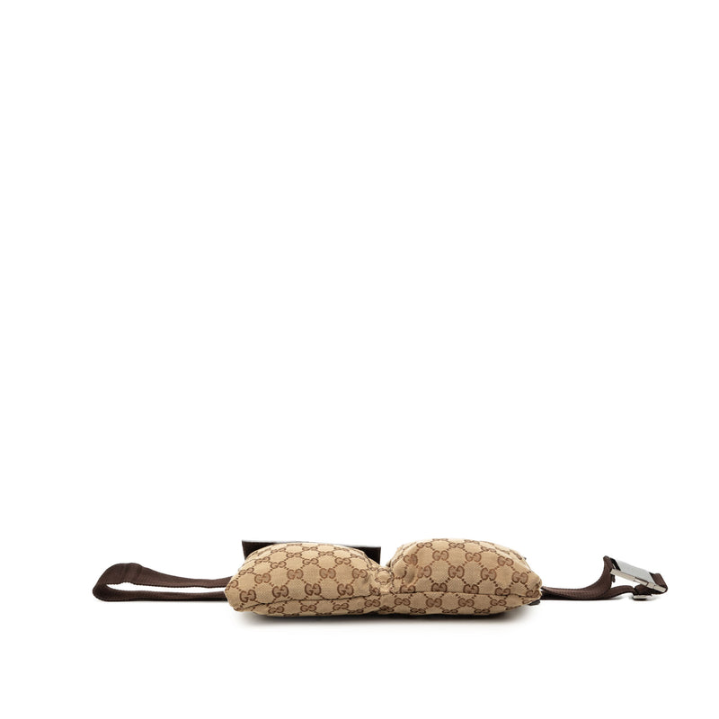 GG Canvas Double Pocket Belt Bag - Image 3