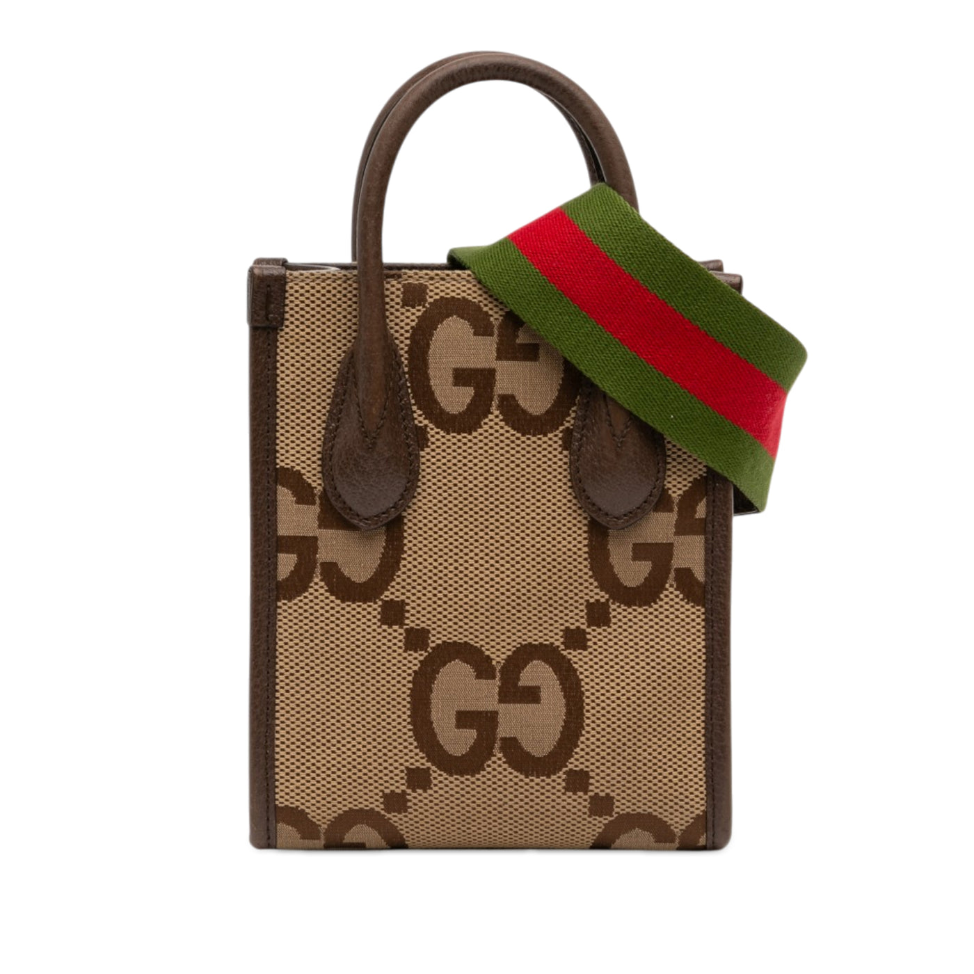 Mini Jumbo GG Canvas Web Satchel - Image 1