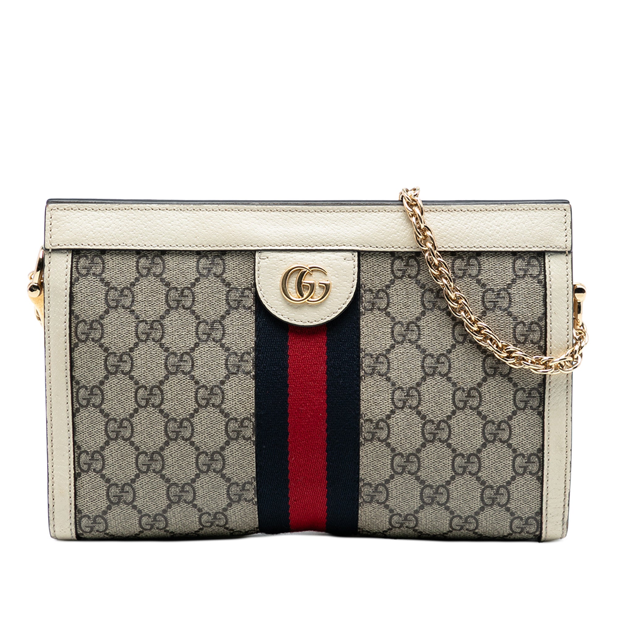 Small GG Supreme Web Ophidia Chain Crossbody - Image 1
