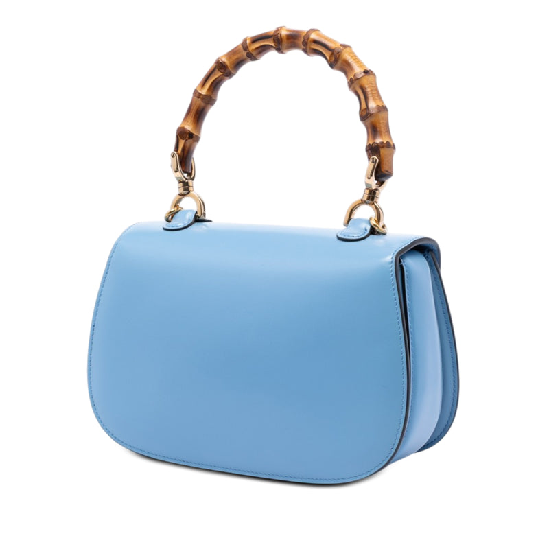 Small Calfskin 1947 Bamboo Top Handle Bag - Image 2