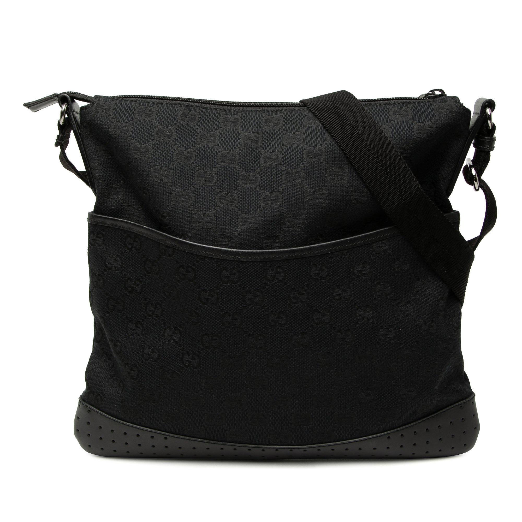 GG Canvas Perforated Crossbody - Image 1