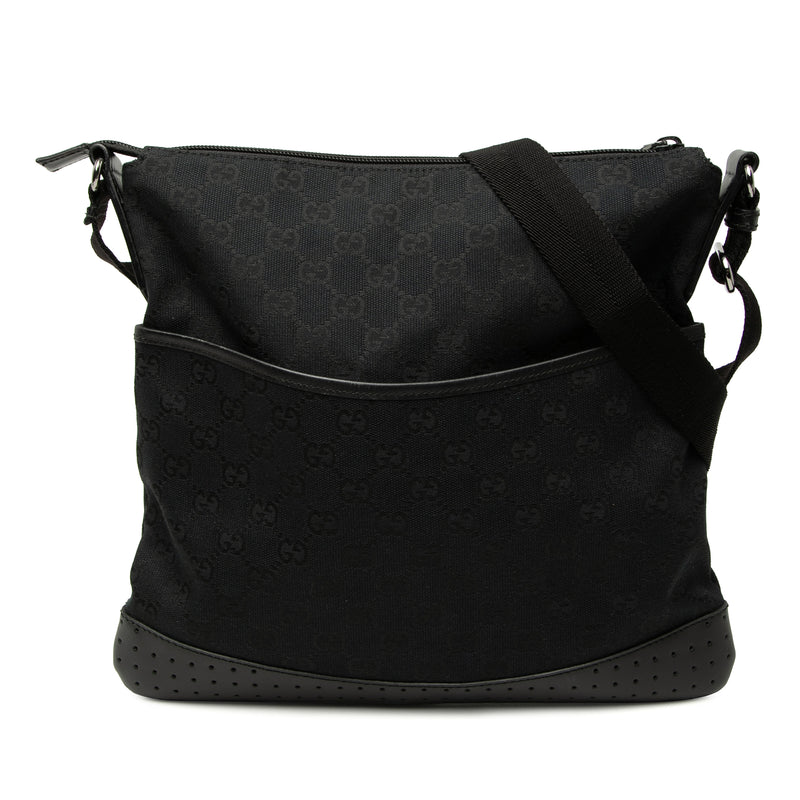 GG Canvas Perforated Crossbody