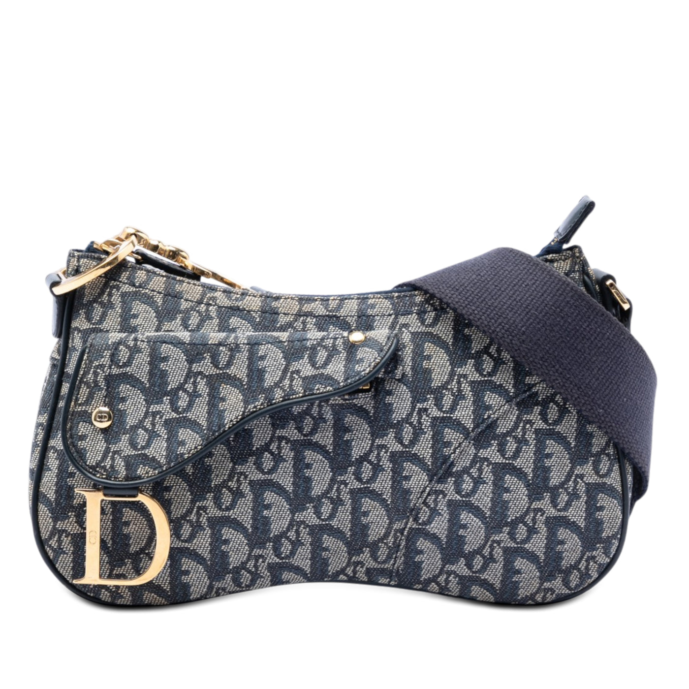 Diorissimo Trotter Canvas Double Saddle Crossbody - Image 1
