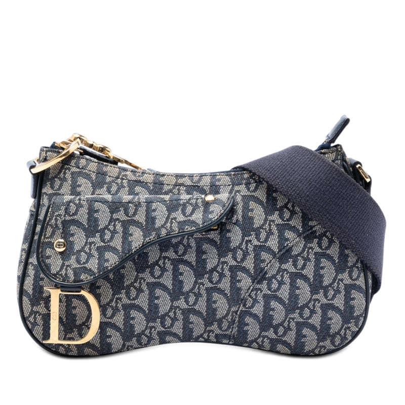 Diorissimo Trotter Canvas Double Saddle Crossbody