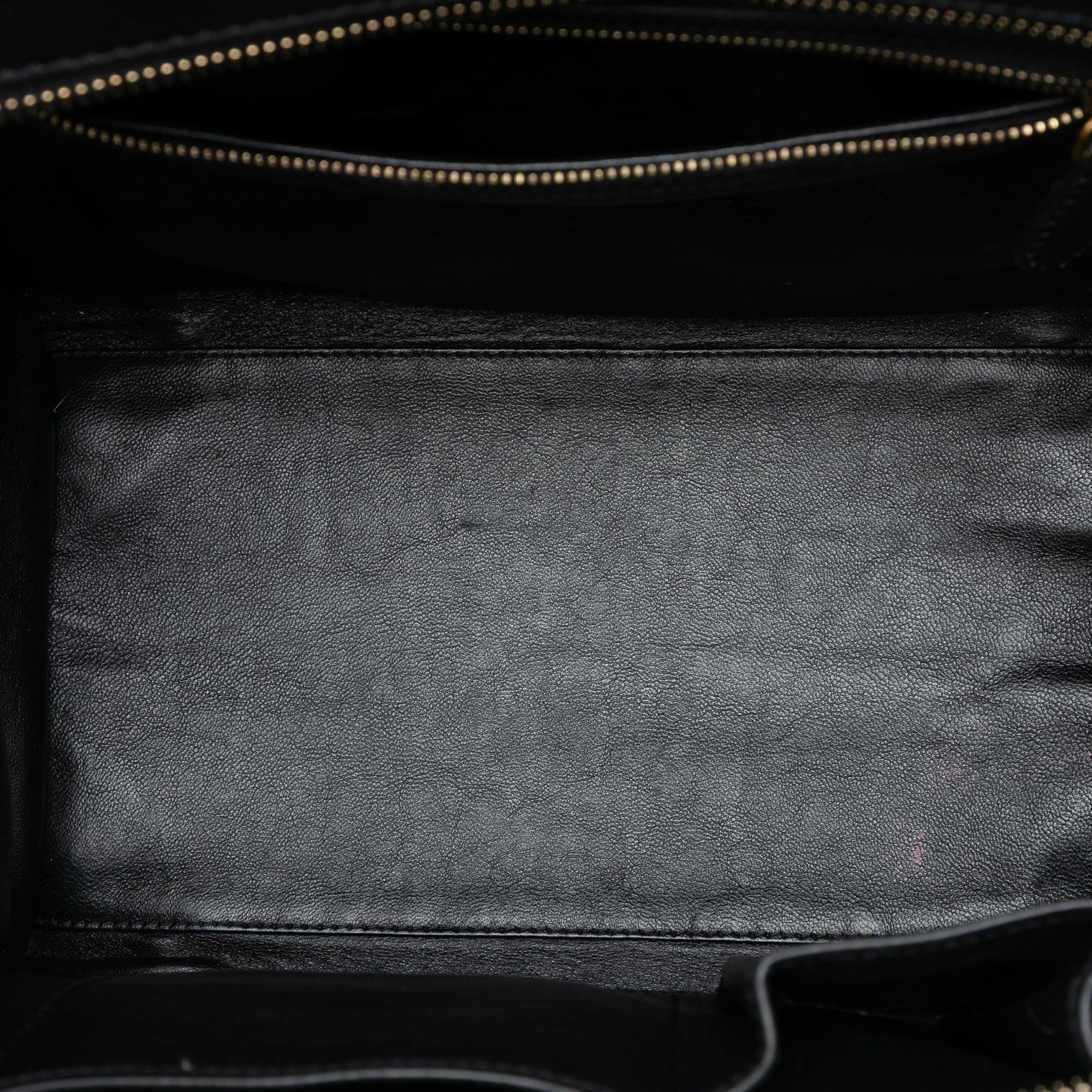 Mini Bicolor Canvas and Leather Luggage Tote - Image 4