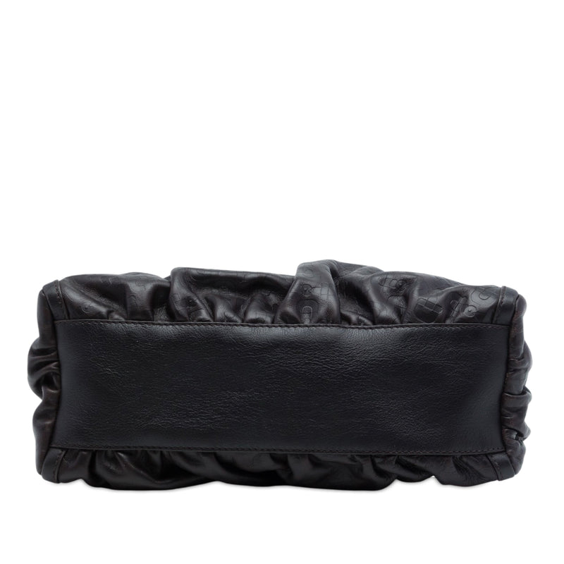 Horsebit Embossed Calfskin Abbey D Ring Shoulder Bag - Image 3