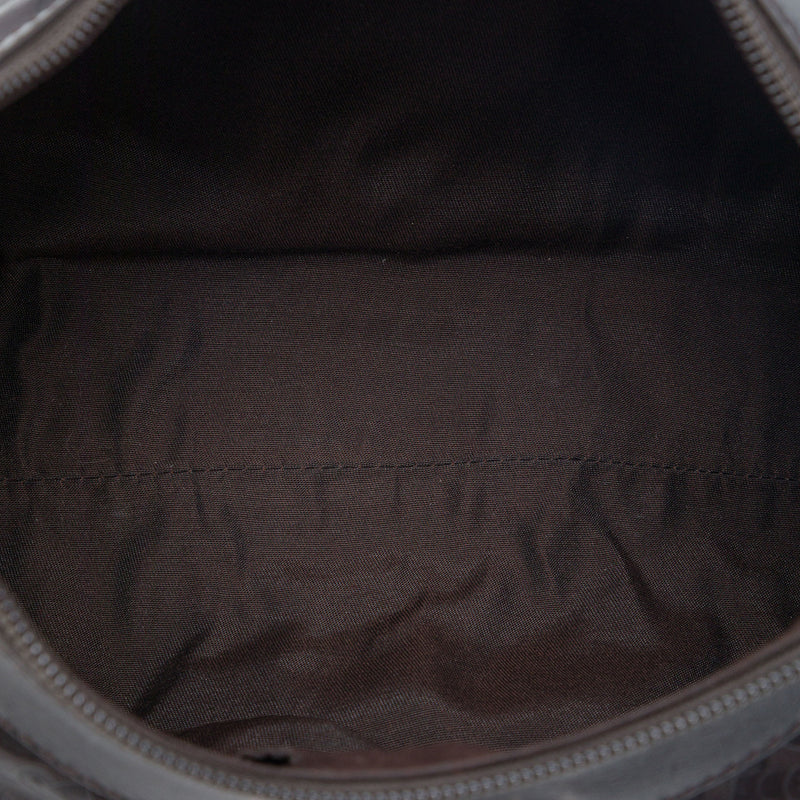 Horsebit Embossed Calfskin Abbey D Ring Shoulder Bag - Image 4