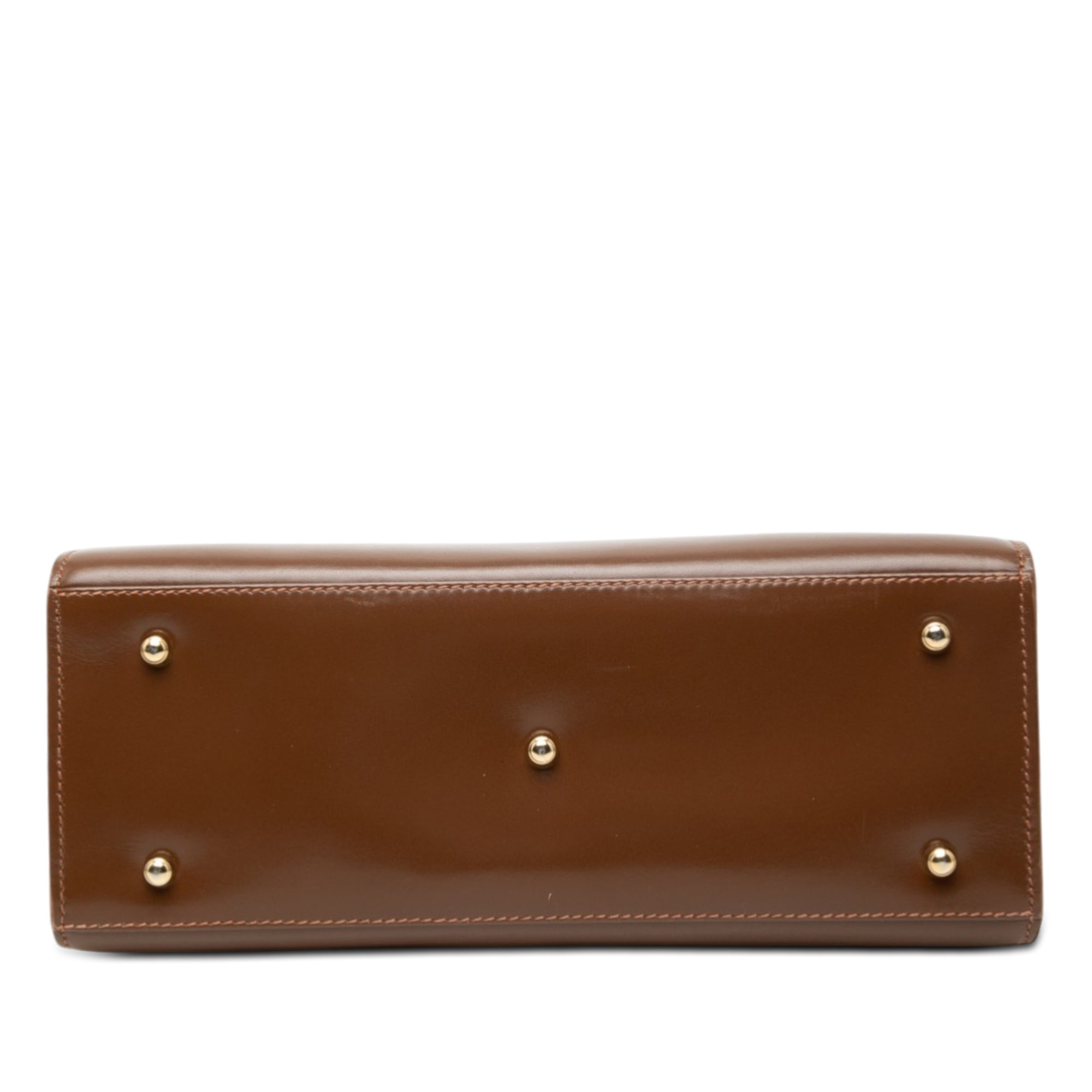 Calfskin Lady Lock Satchel - Image 3