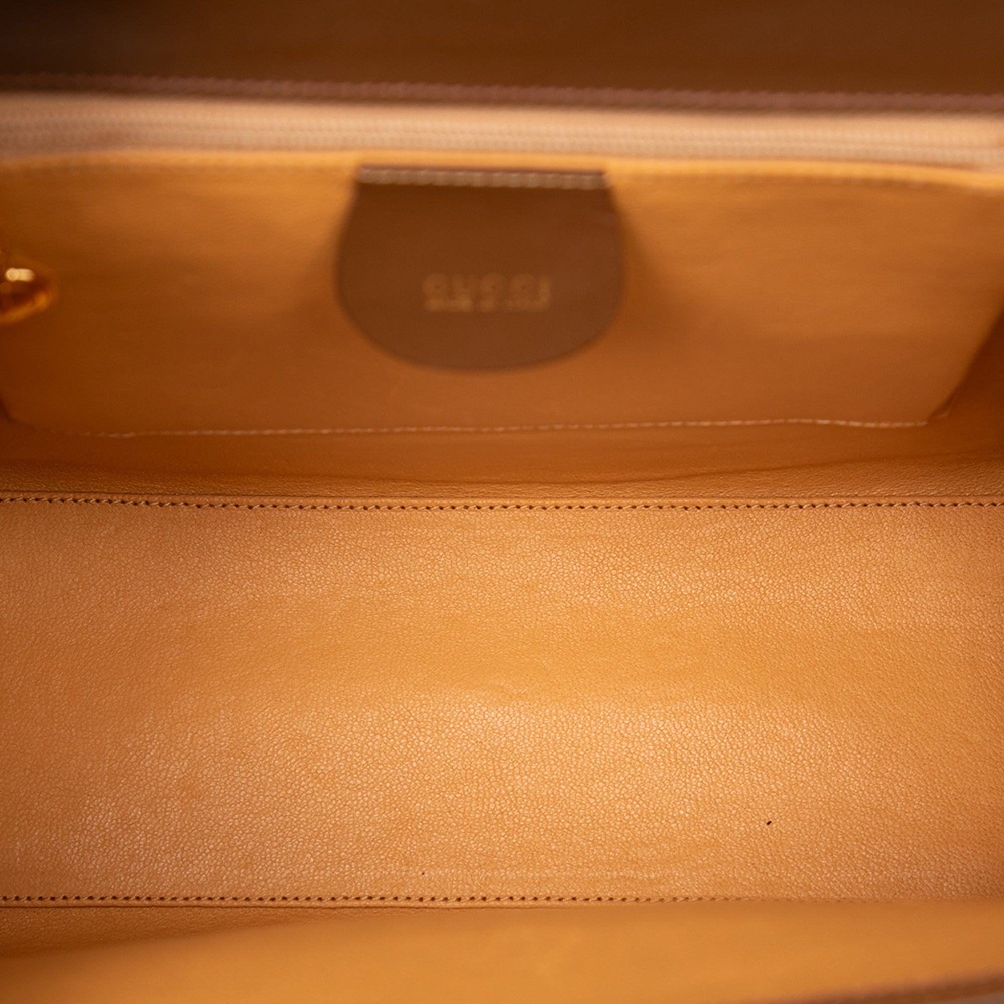 Calfskin Lady Lock Satchel - Image 4