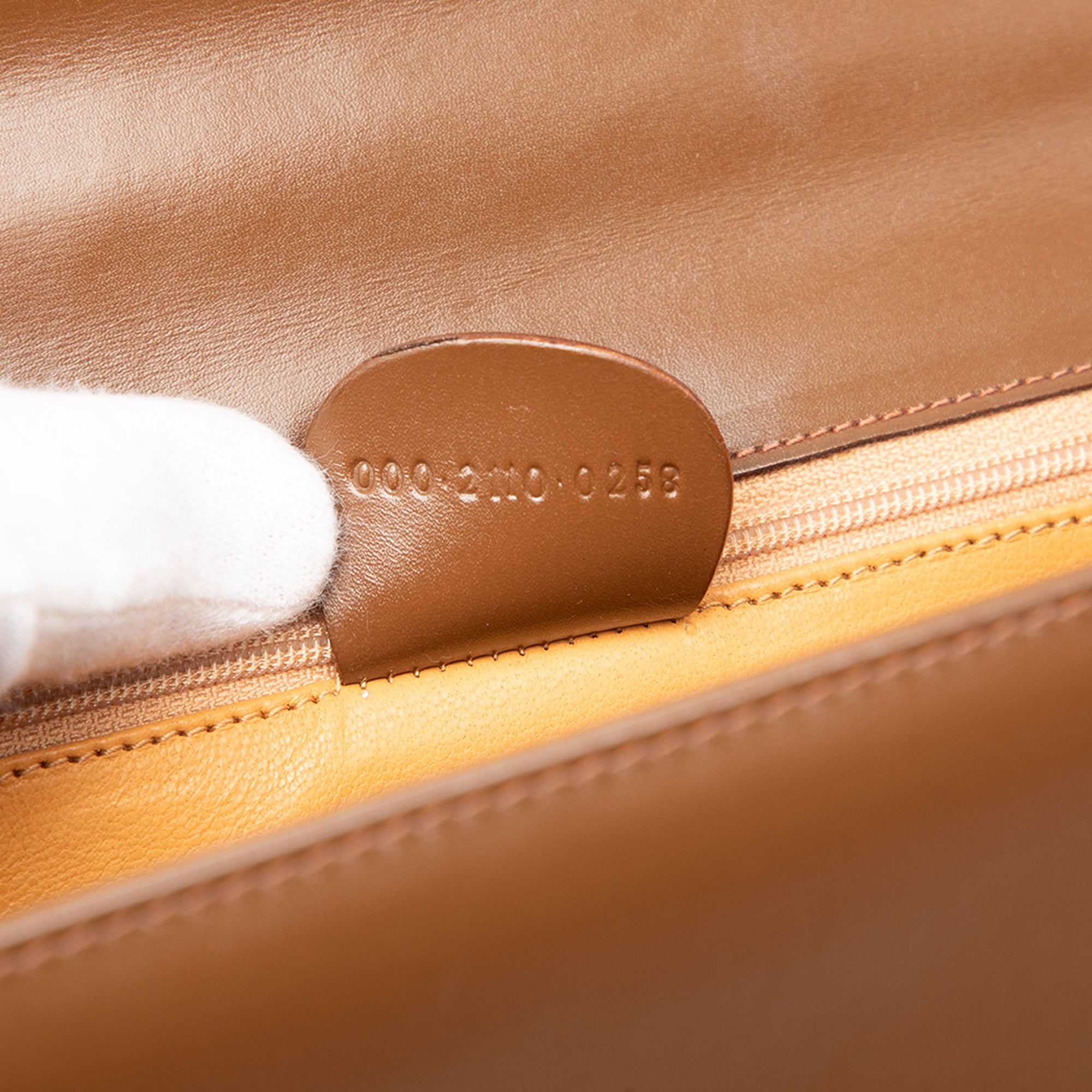 Calfskin Lady Lock Satchel - Image 6