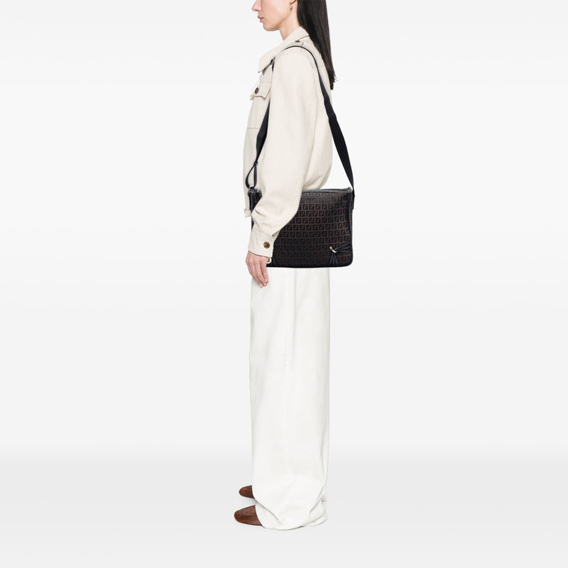 Zucchino Canvas F Charm Crossbody - Image 7