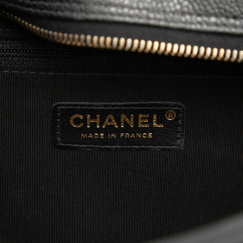 CC Quilted Caviar Bowling Bag - Image 5