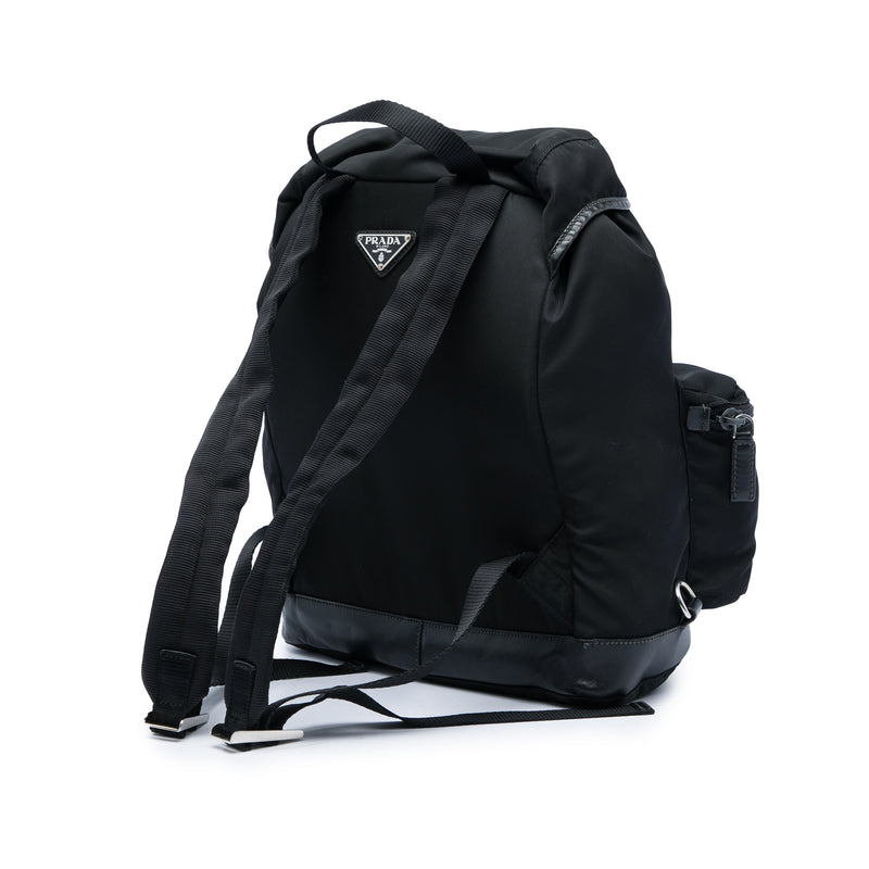 Saffiano Trimmed Tessuto Backpack - Image 2