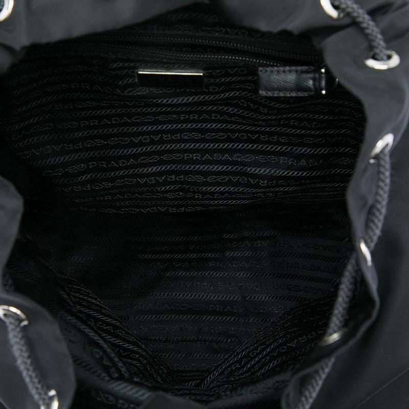 Saffiano Trimmed Tessuto Backpack - Image 4