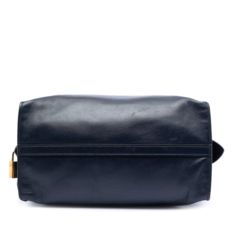 Medium Saffiano Trimmed City Calf Greca Esplanade Satchel - Image 3