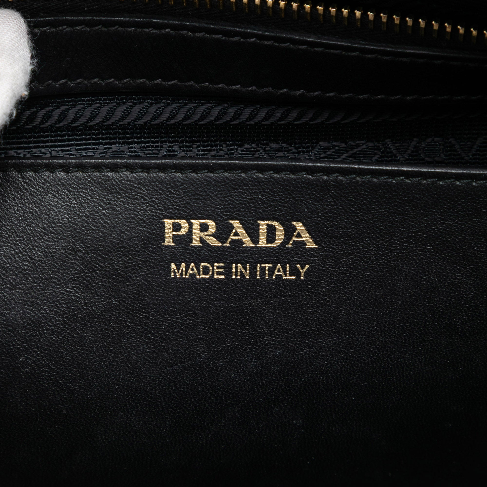 Medium Saffiano Trimmed City Calf Greca Esplanade Satchel - Image 5