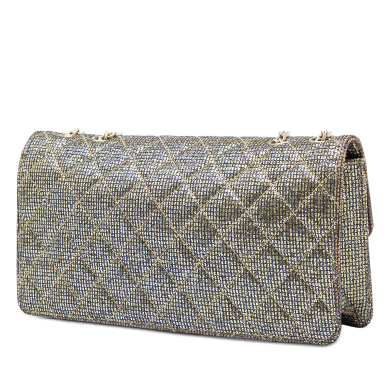 Quilted Glitter Canvas Reissue 2.55 Flap - Image 2