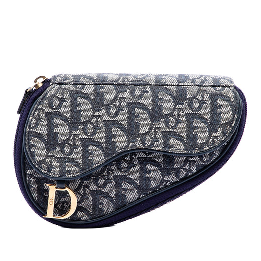 Diorissimo Canvas Saddle Pouch - Image 1