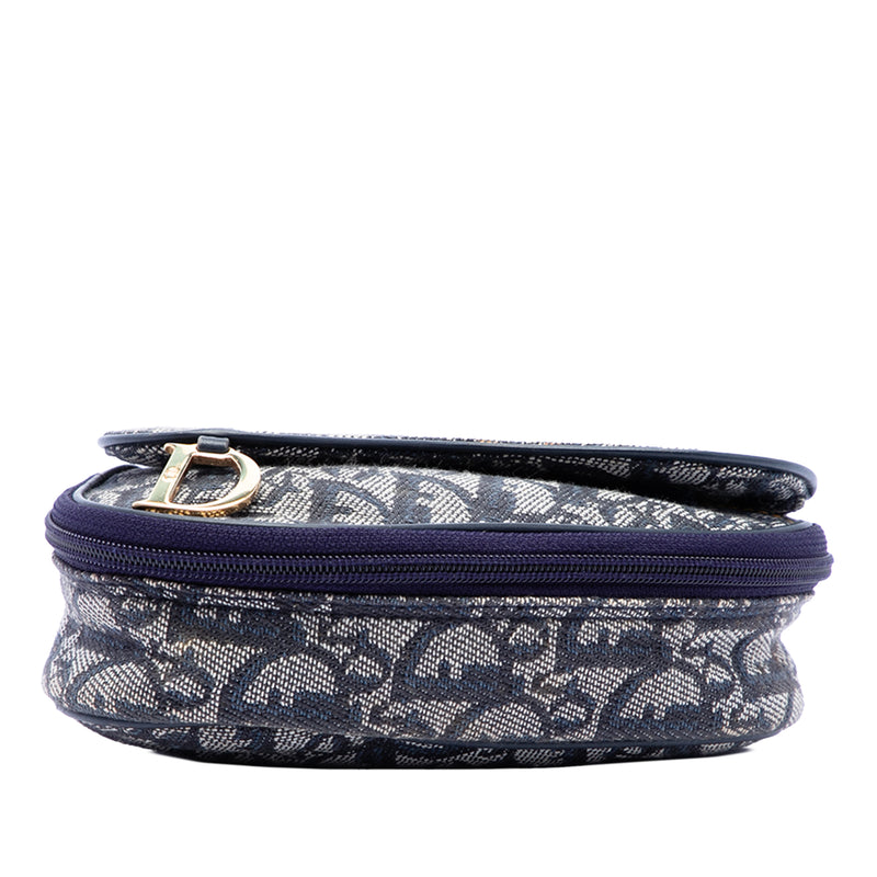 Diorissimo Canvas Saddle Pouch - Image 3