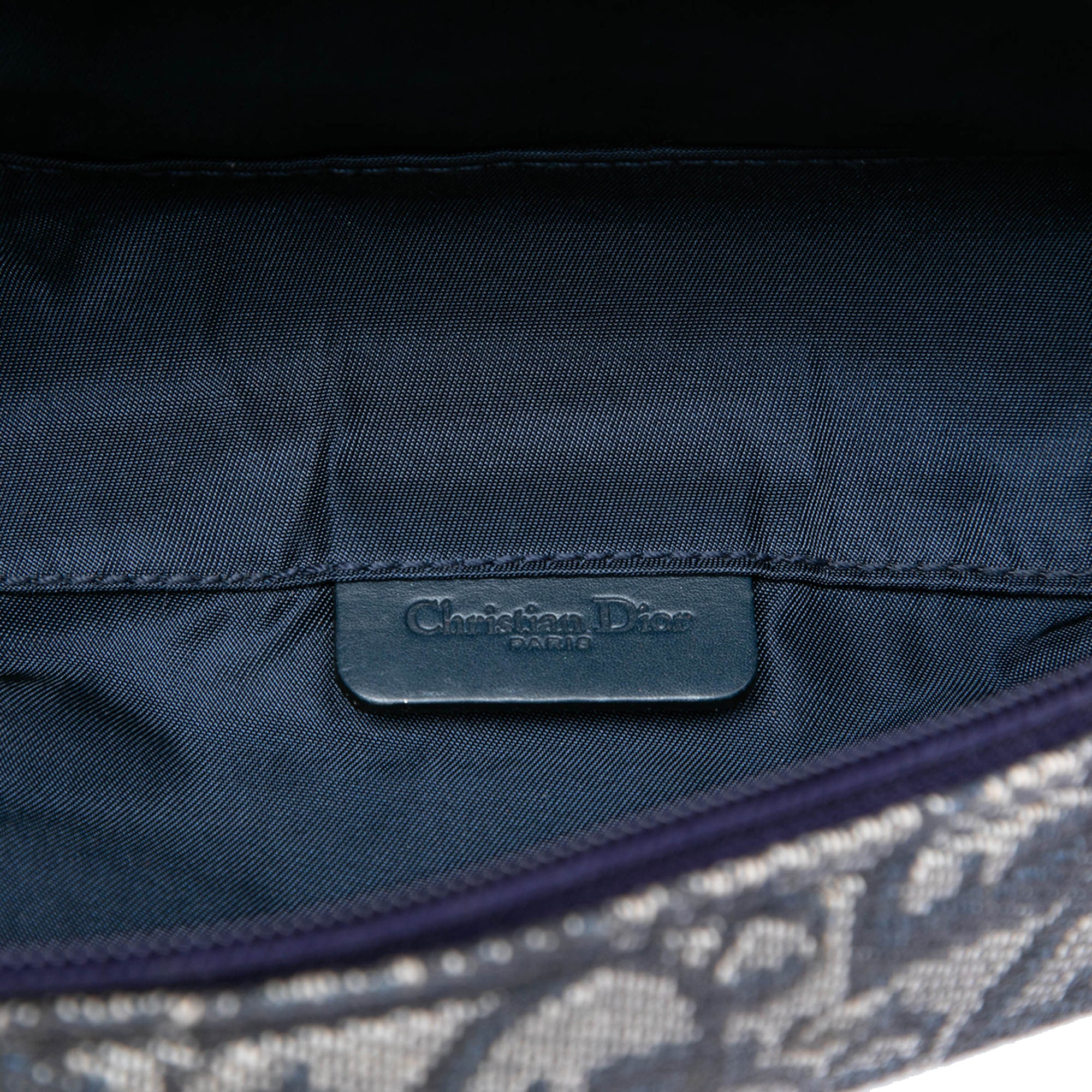 Diorissimo Canvas Saddle Pouch - Image 4