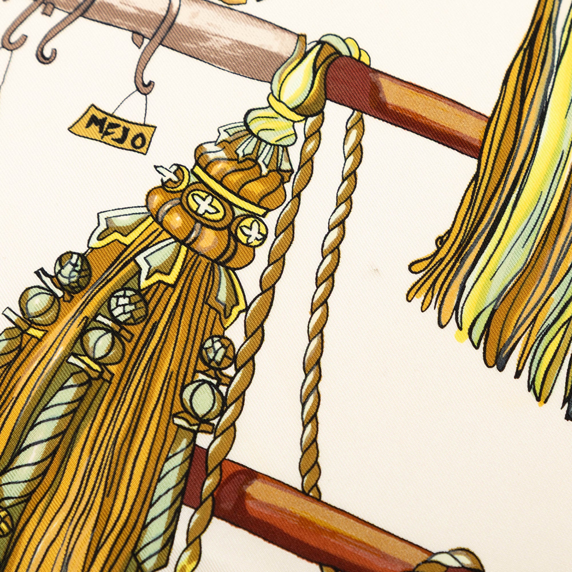 Passementerie Silk Scarf 90 - Image 5