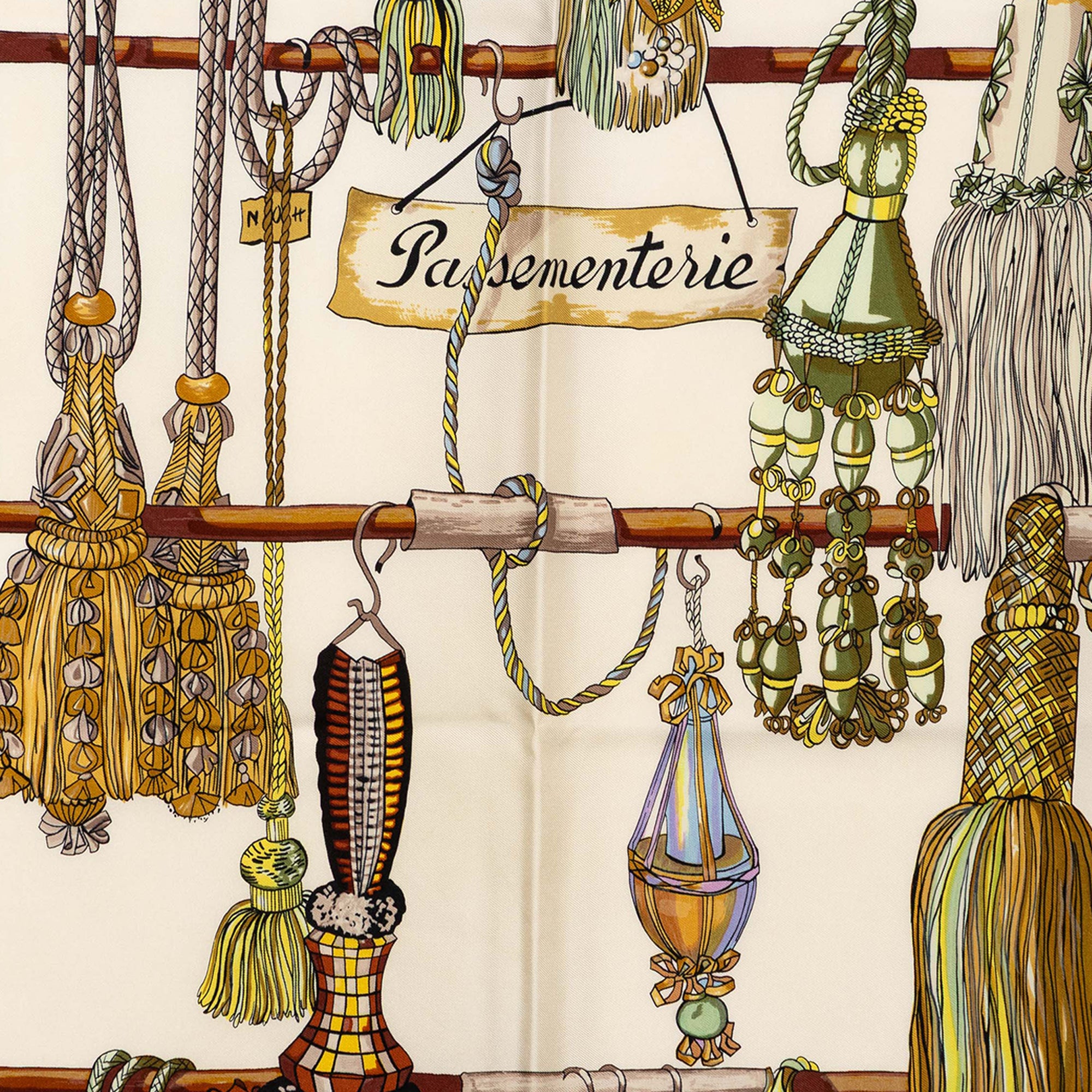 Passementerie Silk Scarf 90 - Image 8