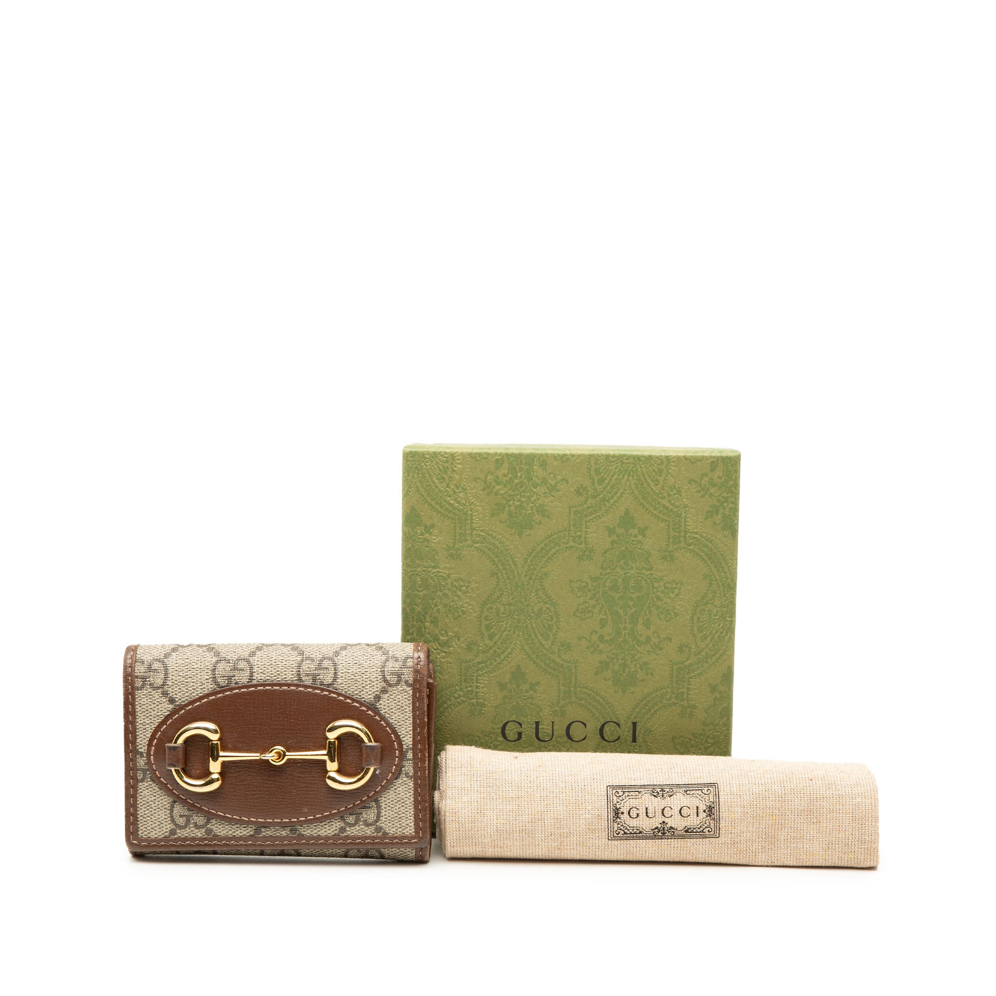 GG Supreme Horsebit 1955 Trifold Wallet - Image 9