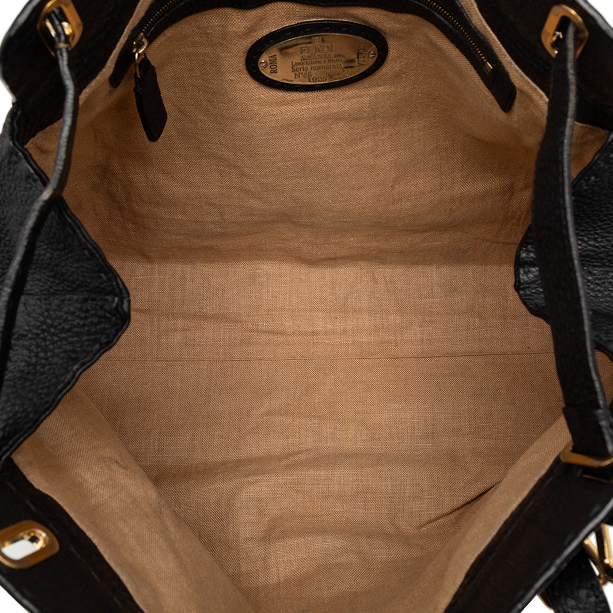 Large Leather Selleria Villa Borghese Tote - Image 4
