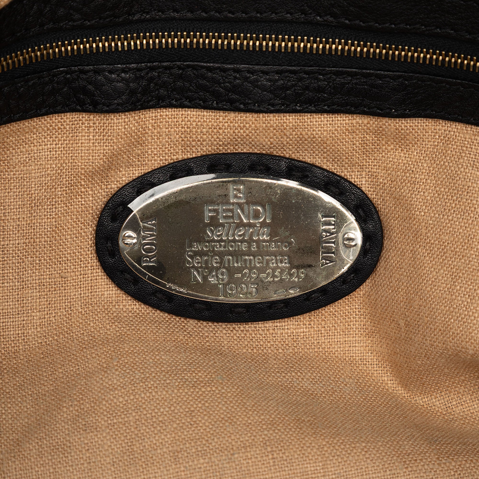 Large Leather Selleria Villa Borghese Tote - Image 5