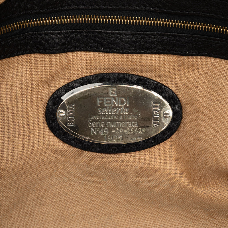 Large Leather Selleria Villa Borghese Tote - Image 5