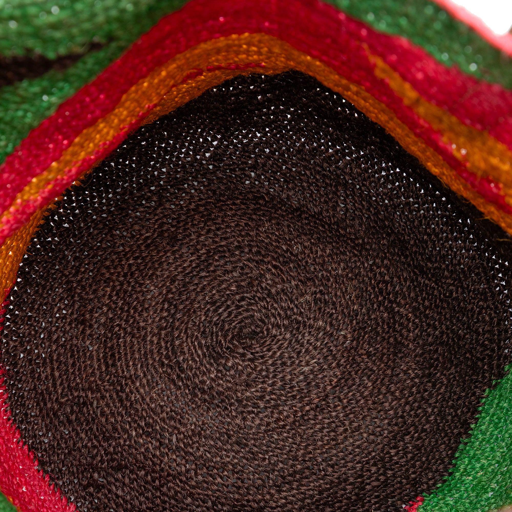 Paulas Ibiza Multicolor Straw Shigra Basket Tote - Image 4