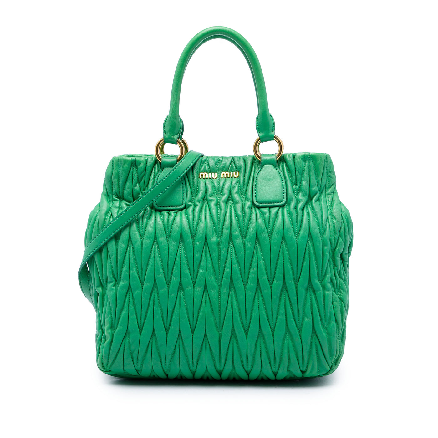 Matelasse Nappa Satchel - Image 1