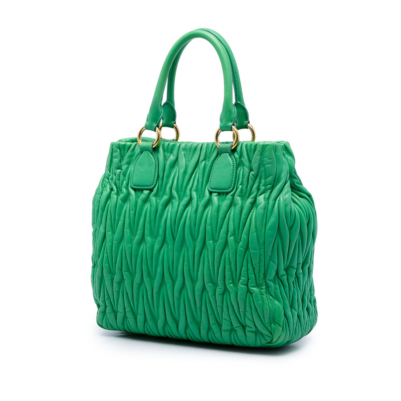 Matelasse Nappa Satchel - Image 2