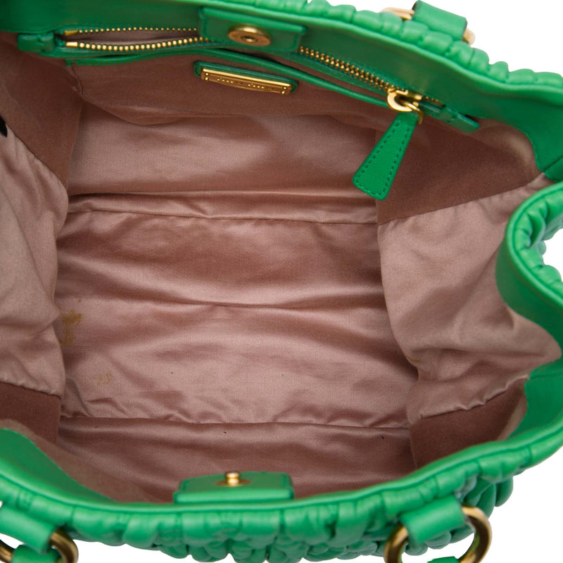 Matelasse Nappa Satchel - Image 4