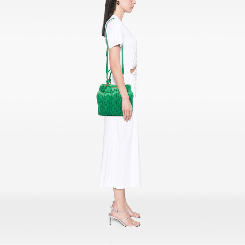 Matelasse Nappa Satchel - Image 5