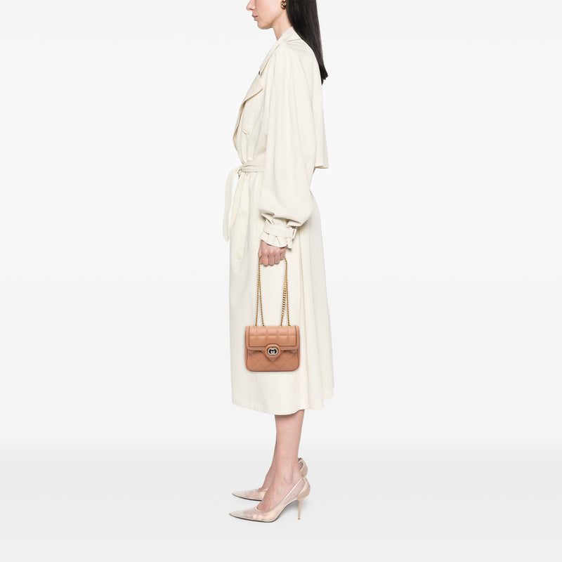 Mini Leather Deco Chain Shoulder Bag - Image 11