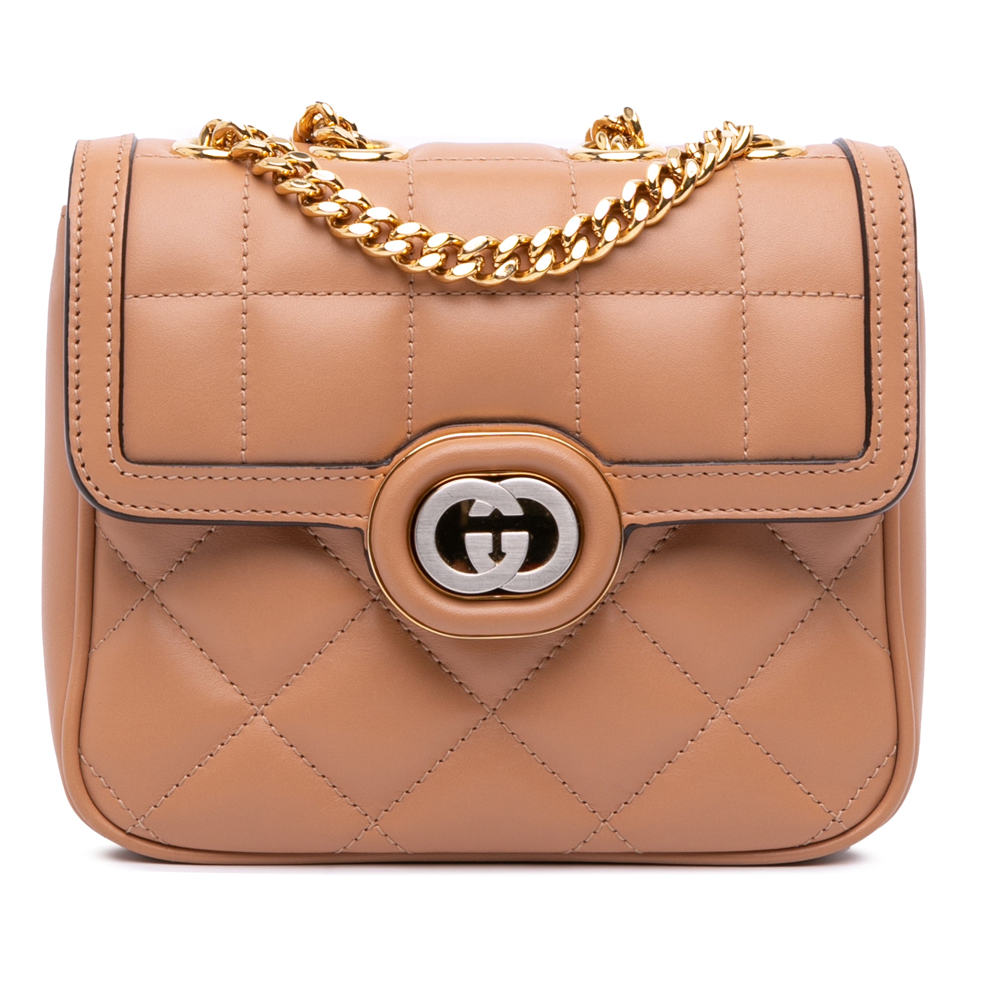 Mini Leather Deco Chain Shoulder Bag - Image 1
