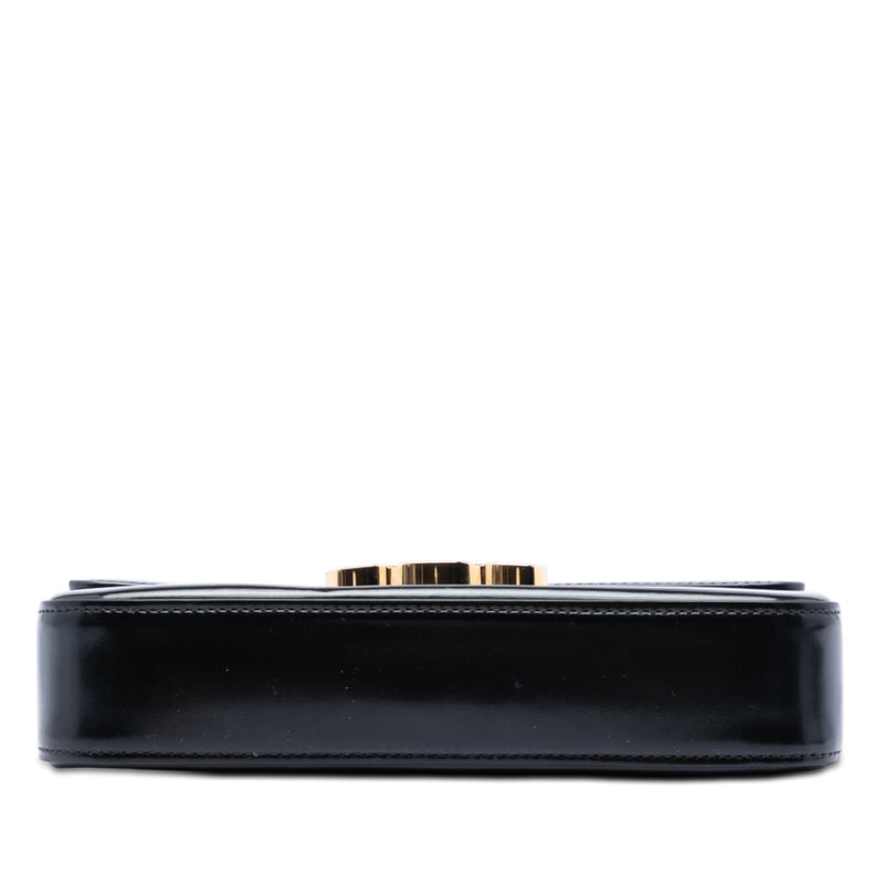 Shiny Calfskin Triomphe Claude Shoulder Bag - Image 3