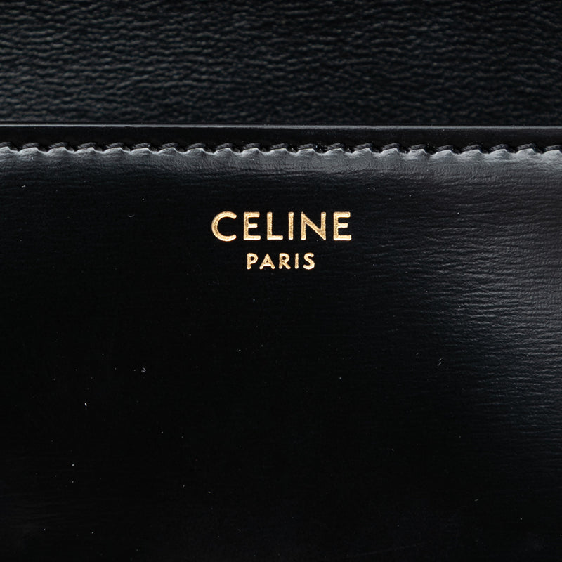 Shiny Calfskin Triomphe Claude Shoulder Bag - Image 5