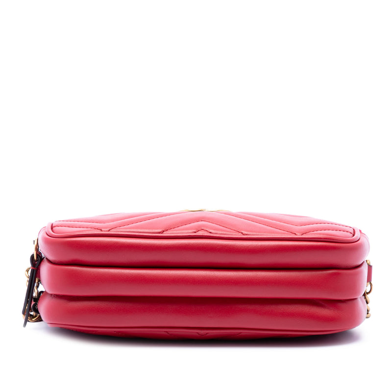 Mini Calfskin GG Marmont Triple Zip Crossbody - Image 3