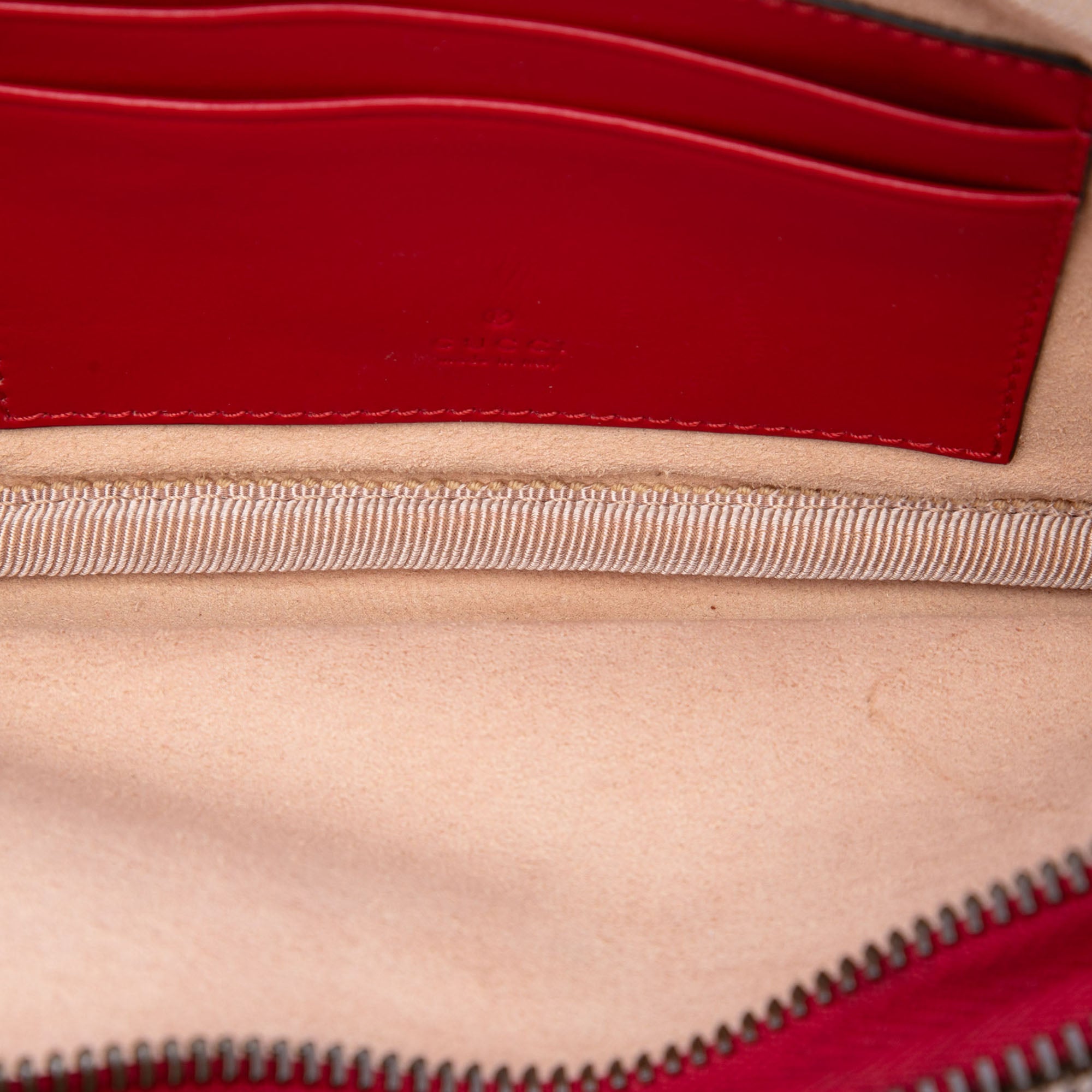 Mini Calfskin GG Marmont Triple Zip Crossbody - Image 4