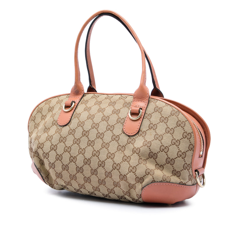 GG Canvas Heart Bit Satchel - Image 2